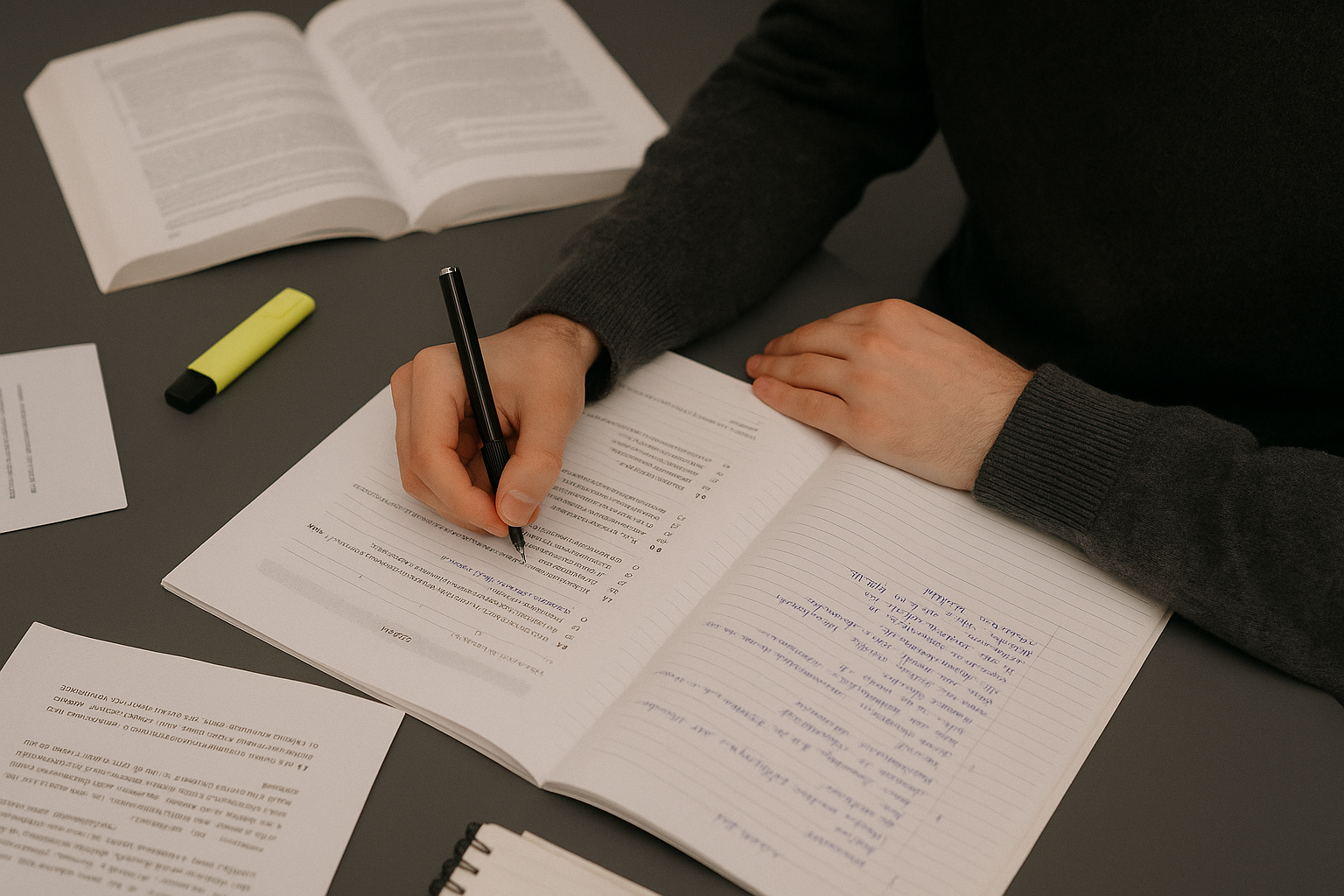 Estudo por questões